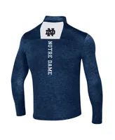 Men's Under Armour Navy Notre Dame Fighting Irish Gameday Twist Quarter-Zip Top