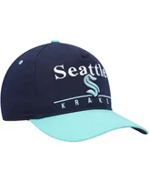 Men's '47 Brand Deep Sea Blue, Light Blue Seattle Kraken Super Hitch Adjustable Snapback Hat