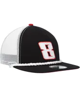 Men's New Era Black Kyle Busch Golfer Trucker 9FIFTY Snapback Hat