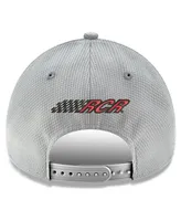 Men's New Era Gray Kyle Busch 9FORTY Cheddar's Snapback Adjustable Hat