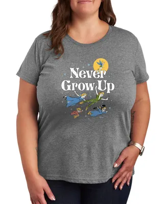 Hybrid Apparel Trendy Plus Size Peter Pan Graphic T-shirt