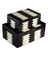 Gauri Kohli Venota Decorative Boxes, Set of 2