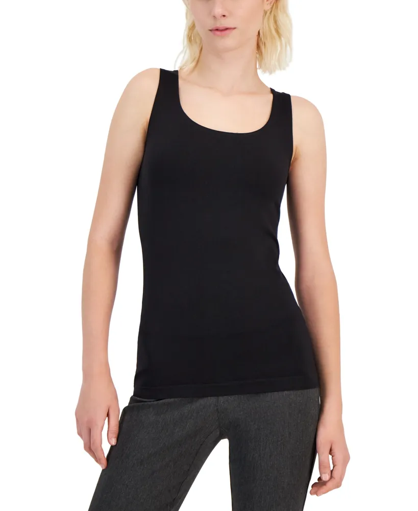 I.n.c. International Concepts Women's Seamless Layering Tank Top, Created for Macy's