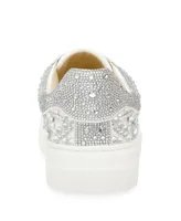 Betsey Johnson Women's Reily Rhinestone Platform Sneakers