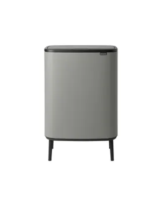 Bo Touch Top Hi Dual Compartment Trash Can, 2 x 8 Gallon