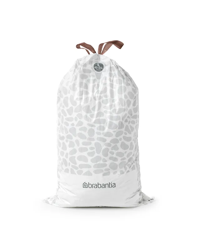 Brabantia Perfectfit Trash Bags, Code H, 13.2-16 Gallon, 50-60 Liter, 120 Trash  Bags