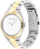 Calvin Klein Women's 2H Quartz Two-Tone Stainless Steel Bracelet Watch 36mm