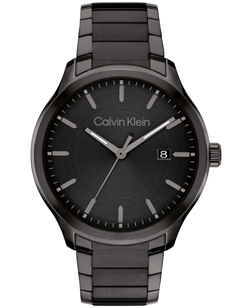 Calvin Klein Men's 3H Quartz Stainless Steel Bracelet Watch 43mm