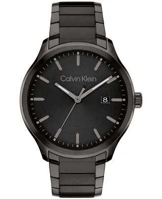 Calvin Klein Men's 3H Quartz Stainless Steel Bracelet Watch 43mm
