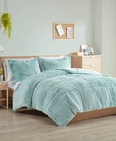 Intelligent Design Malea Shaggy Faux-Fur -Pc. Comforter Set