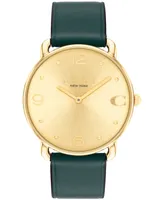 Coach Unisex Elliot Leather Strap Watch