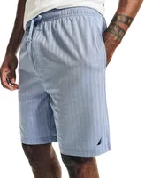 Nautica Men's Sleepwear, Blue Herringbone Short