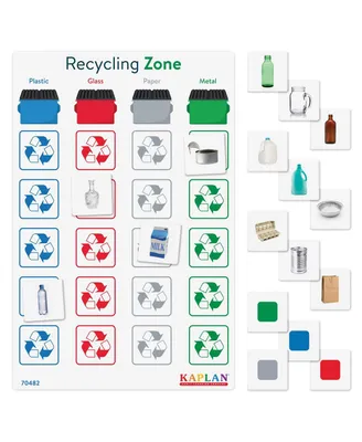 Kaplan Early Learning Recycling Zone Game - Learn What Materials Can Be Recycled