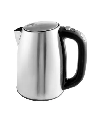 Stainless Steel Electric Hot Water Kettle with Visible Window- 1.7 Liter, Silver