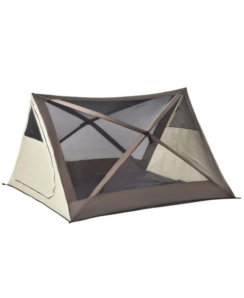 Outsunny 2-3 People Pop Up Camping Tent Waterproof Automatic Instant Tent Portable Cabana Beach Tent with Rainfly, Carry Bag, Windows and Doors, Outdo