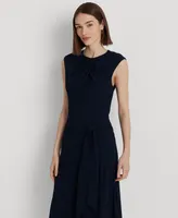 Lauren Ralph Women's Bubble Crepe Cap-Sleeve Dress