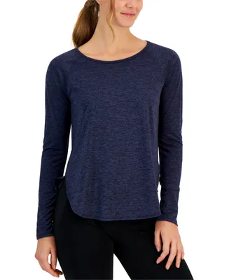 Id Ideology Women's Long-Sleeve Performance Top, Created for Macy's