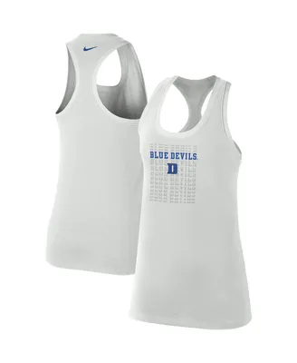 Women's Nike Gray Duke Blue Devils Game Time Tank Top