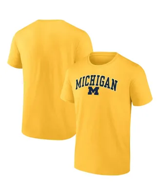 Men's Fanatics Gold Michigan Wolverines Campus T-shirt