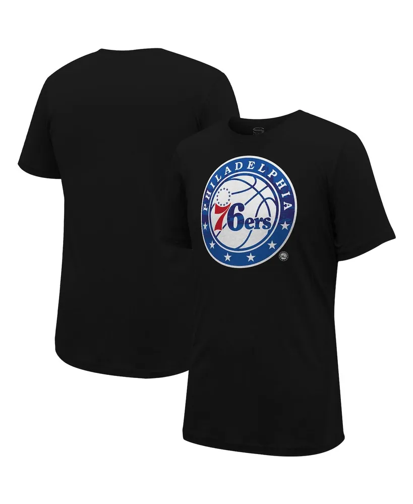 Stadium Essentials Men's and Women's Stadium Essentials Black Philadelphia  76ers City View T-shirt