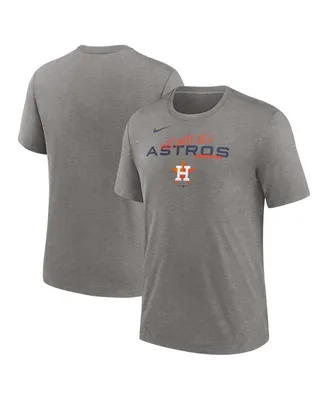 Men's Nike Heather Charcoal Houston Astros We Are All Tri-Blend T-shirt