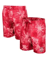 Men's Colosseum Scarlet Ohio State Buckeyes What Else is New Swim Shorts