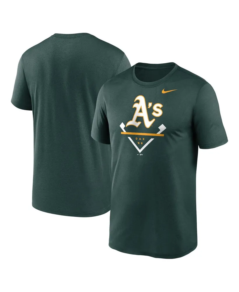 Men's Nike Green Oakland Athletics Icon Legend Performance T-shirt