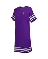 Women's Touch Purple Lsu Tigers Cascade T-shirt Dress