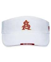 Men's Top of the World White Arizona State Sun Devils Flare Adjustable Visor