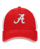 Women's Top of the World Crimson, White Alabama Crimson Tide Radiant Trucker Snapback Hat