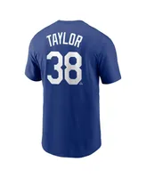 Men's Nike Josh Taylor Royal Kansas City Royals Name and Number T-shirt