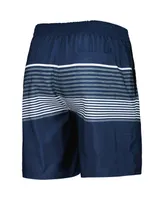 Men's G-iii Sports by Carl Banks Navy Denver Broncos Coastline Volley Swim Shorts