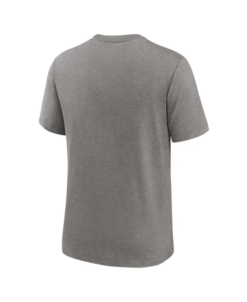 Men's Nike Heather Charcoal Atlanta Braves We Are All Tri-Blend T-shirt