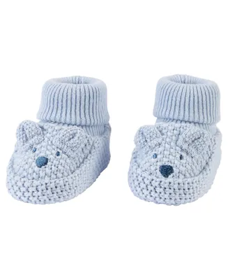 Carter's Baby Boys Bear Crochet Booties