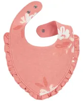 Carter's Baby Girls Bandana Bibs, Pack of 3