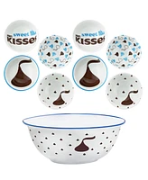 Hershey Dinnerware Designed Bowl Set, 9 Piece