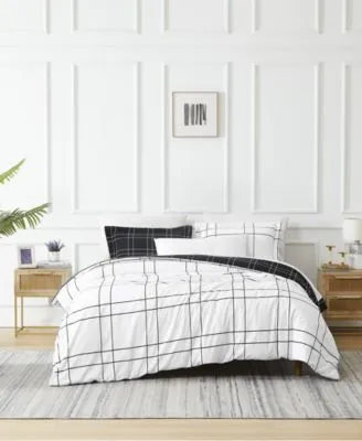 Southshore Fine Linens Urban Grid Oversized Comforter Set Collection