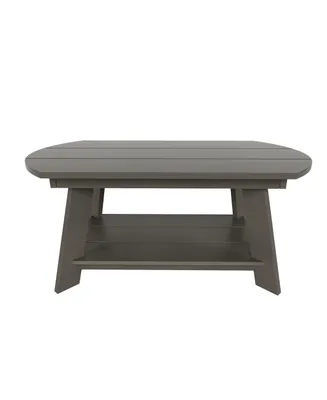 WestinTrends Outdoor Patio All-weather Modern Coffee Table