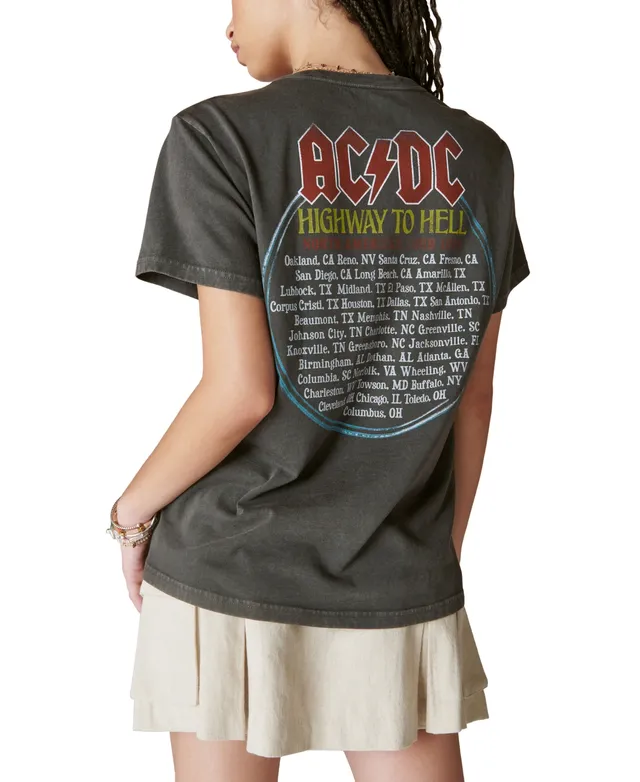 Lucky Brand Classic ACDC Boyfriend Graphic T-Shirt