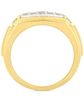 Men's Diamond Cluster Ring (1 ct. t.w.) in 10k Gold