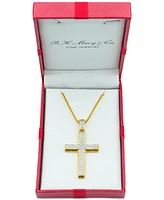 Men's Diamond Cross 22" Pendant Necklace (1 ct. t.w.)