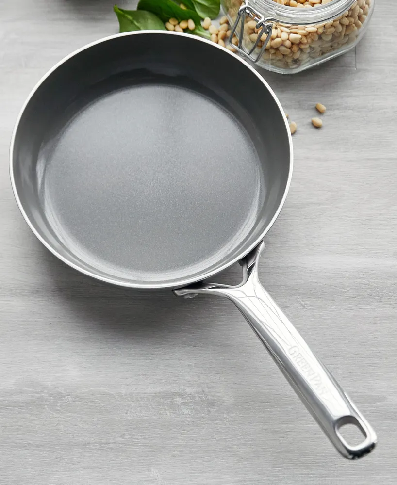 GreenPan GP5 Stainless Steel Healthy Ceramic Nonstick 8" Fry pan