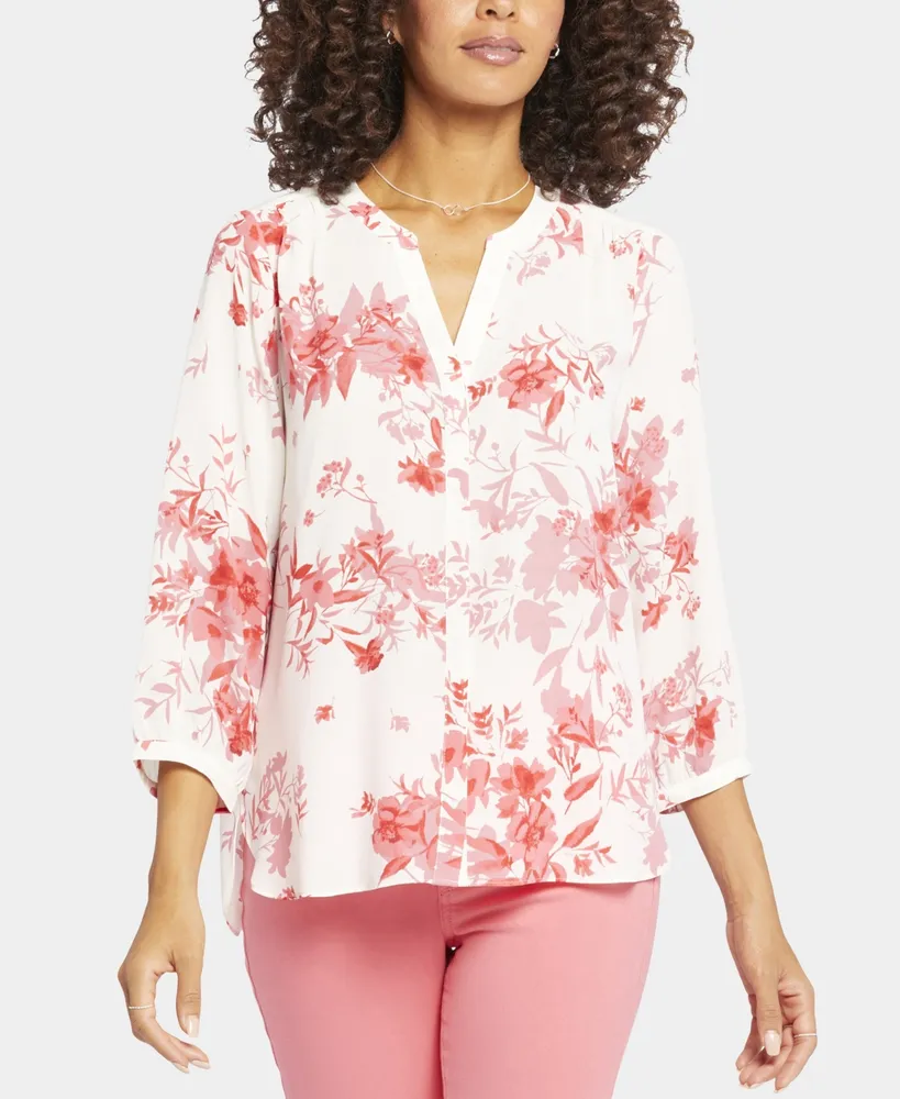 Pintuck Blouse In Plus Size - Harlowe Hill