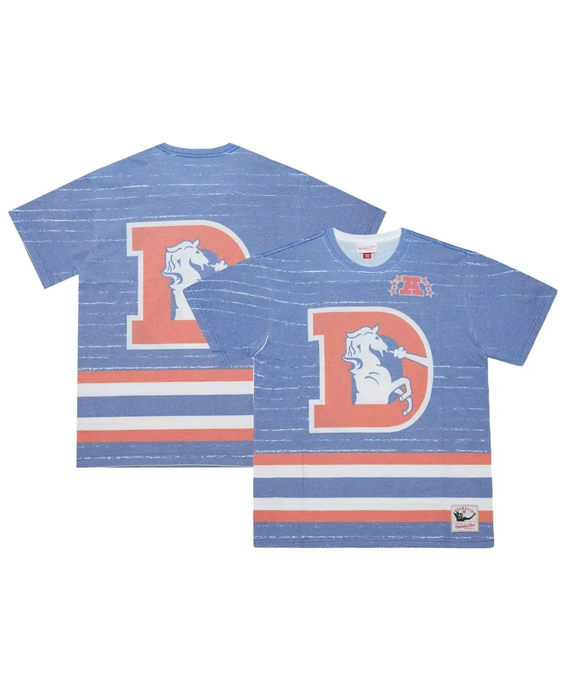 Men's Mitchell & Ness Royal Denver Broncos Jumbotron 3.0 T-shirt