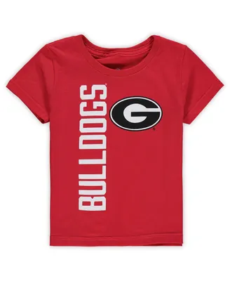 Toddler Boys and Girls Red Georgia Bulldogs Big and Bold T-shirt