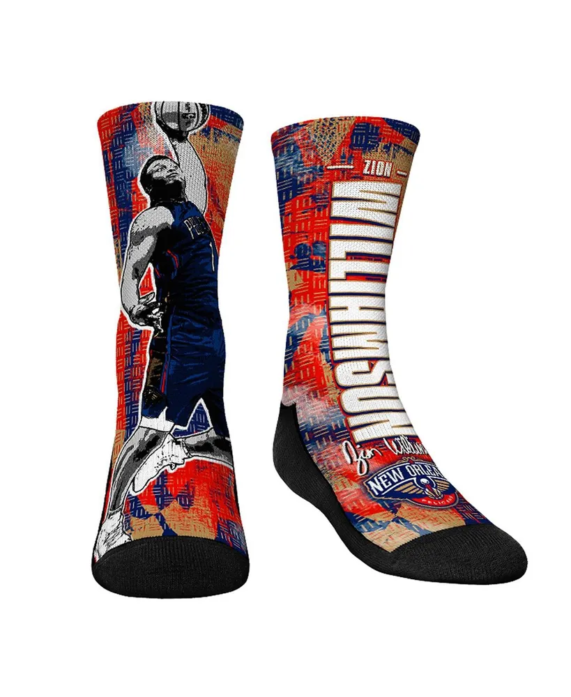 Youth Boys and Girls Rock 'Em Socks Zion Williamson New Orleans Pelicans Big Player Crew Socks