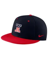 Men's Nike Black Illinois Fighting Illini Aero True Baseball Performance Fitted Hat