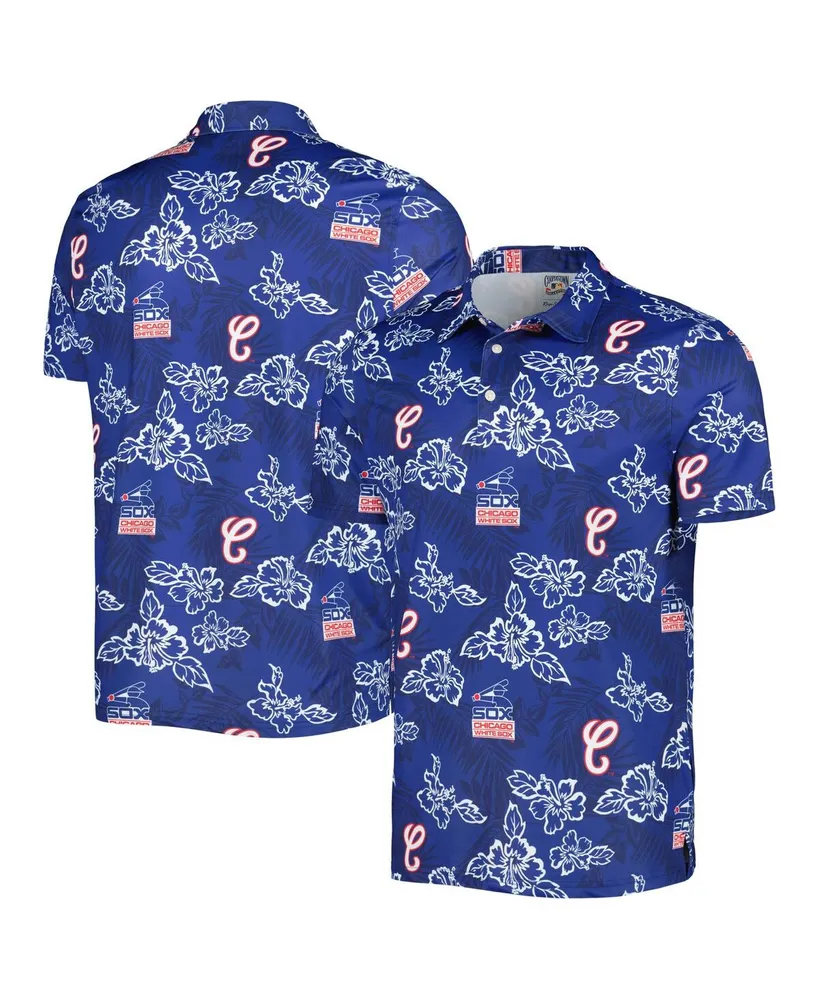 Lids Chicago Cubs Reyn Spooner Cooperstown Collection Puamana Print Polo -  Navy