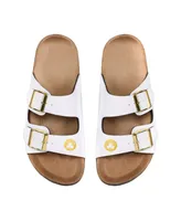 Women's Foco Boston Celtics Double-Buckle Sandals