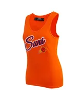 Women's Pro Standard Orange Phoenix Suns Script Tank Top